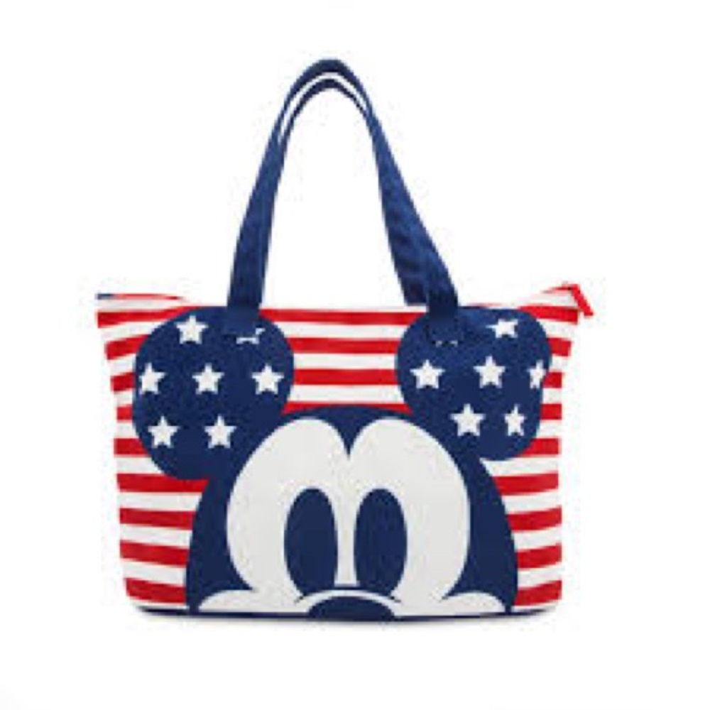 Mickey Mouse Americana Foldable Tote Bag!!